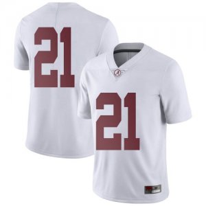 Men's Alabama Crimson Tide #21 Jahquez Robinson White Limited NCAA College Football Jersey 2403JBUC7